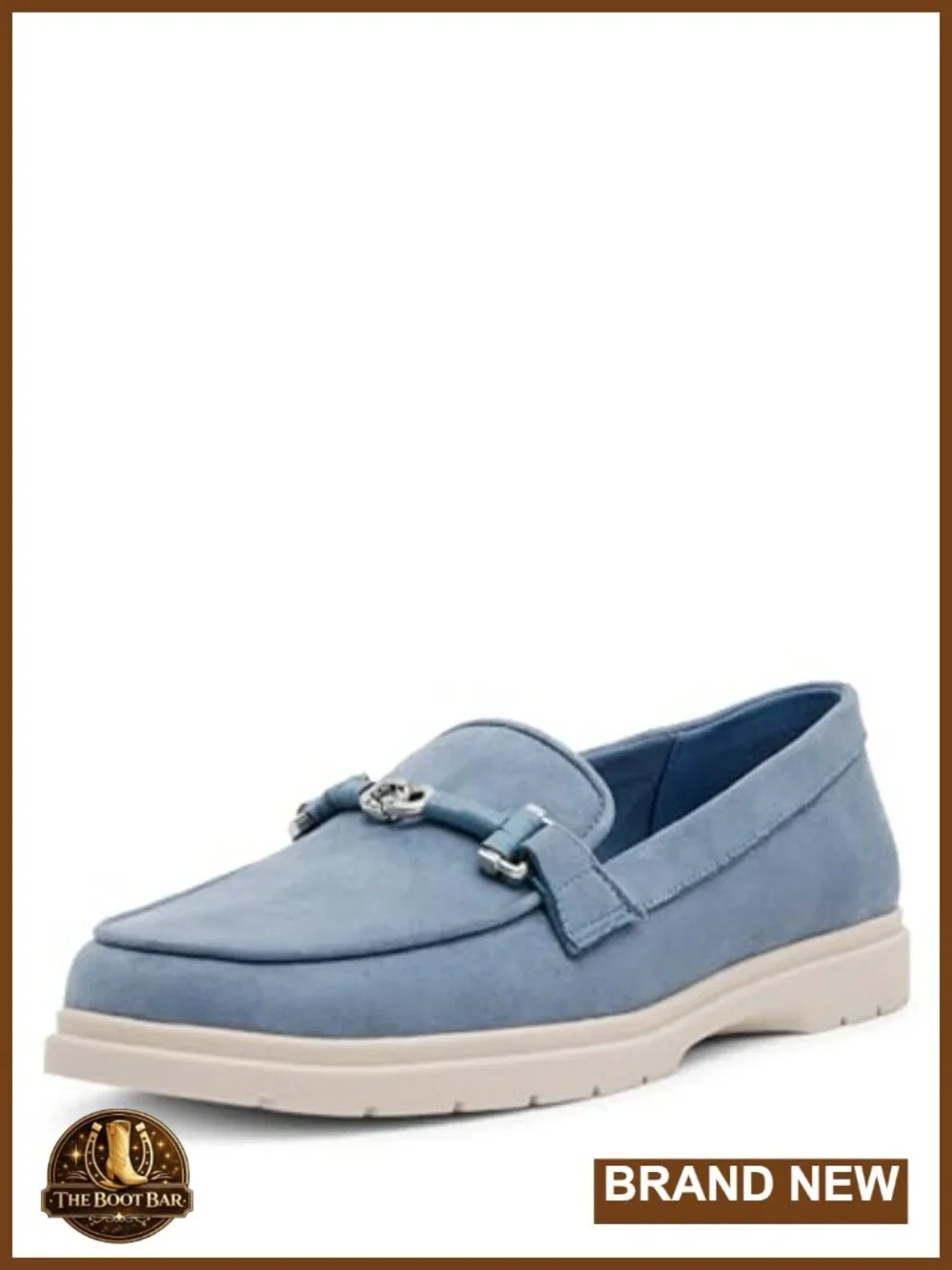 Faux Suede Slip-On Boat Shoes with iFlex Technology - Comfort Flats